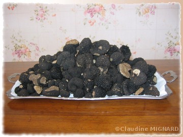 plateau de truffes